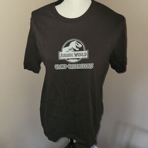 Jurassic World Camp Cretaceous Short Sleeve Graphic Tee Brown